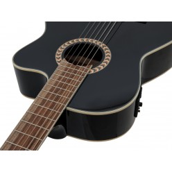 DIMAVERY CN-600E Classical guitar, schwarz
